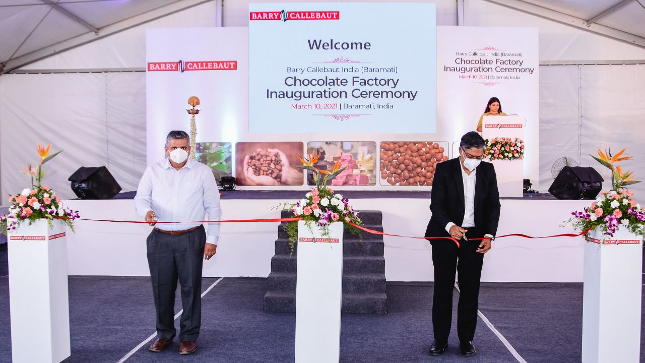 The Baramati chocolate factory was officially opened in March 2021. Credit: Barry Callebaut.